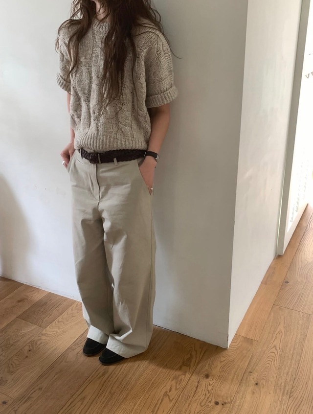 (予約) taffeta / Work chino pants 3color