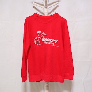 60s Character Vintage Sweat Shirt Red