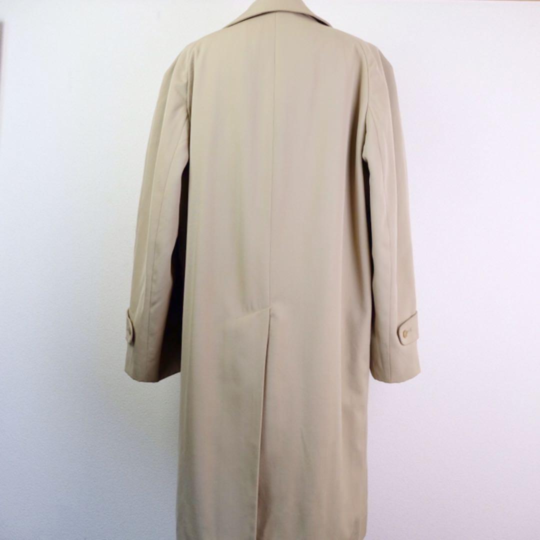 レア 70s アクアスキュータム ウールギャバジン ステンカラーコート ベージュ | Rico clothing powered by BASE