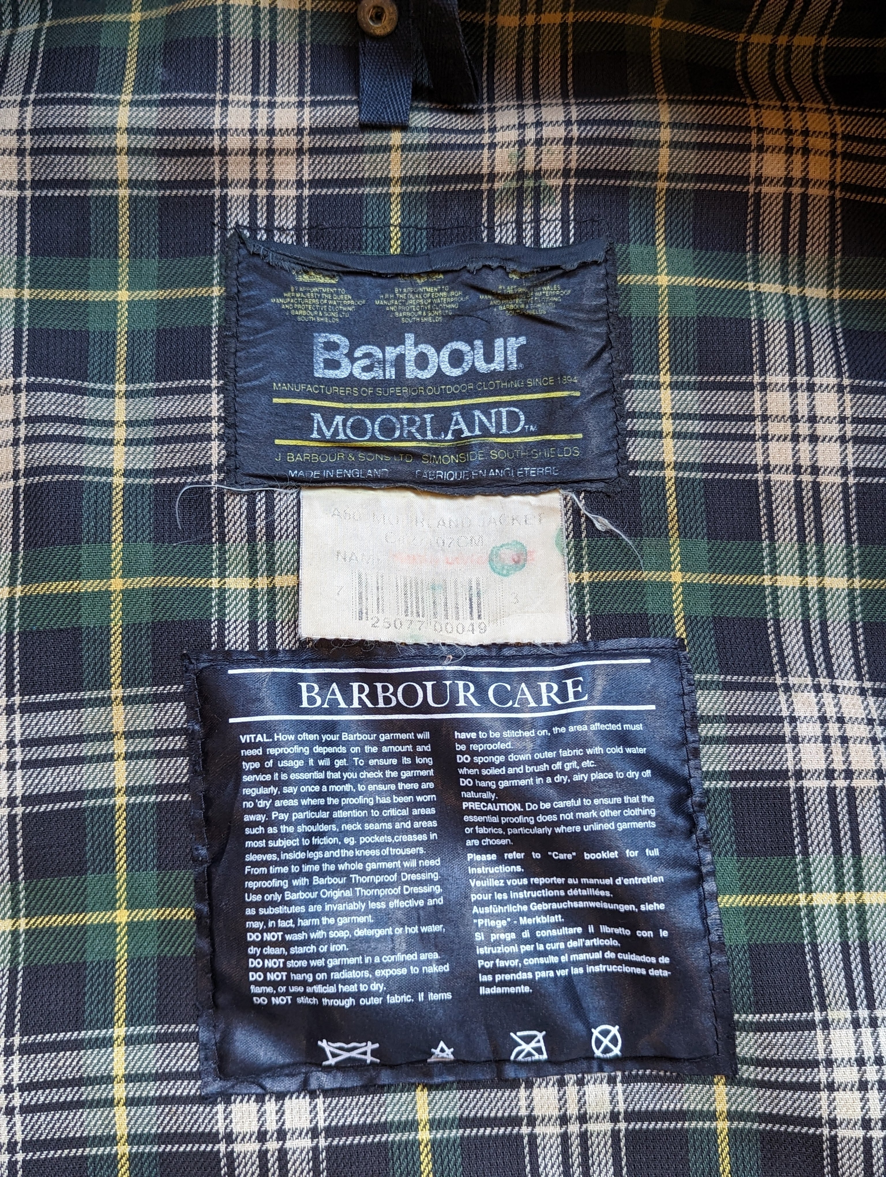 USED］98's Barbour MOORLAND C42 | THE END