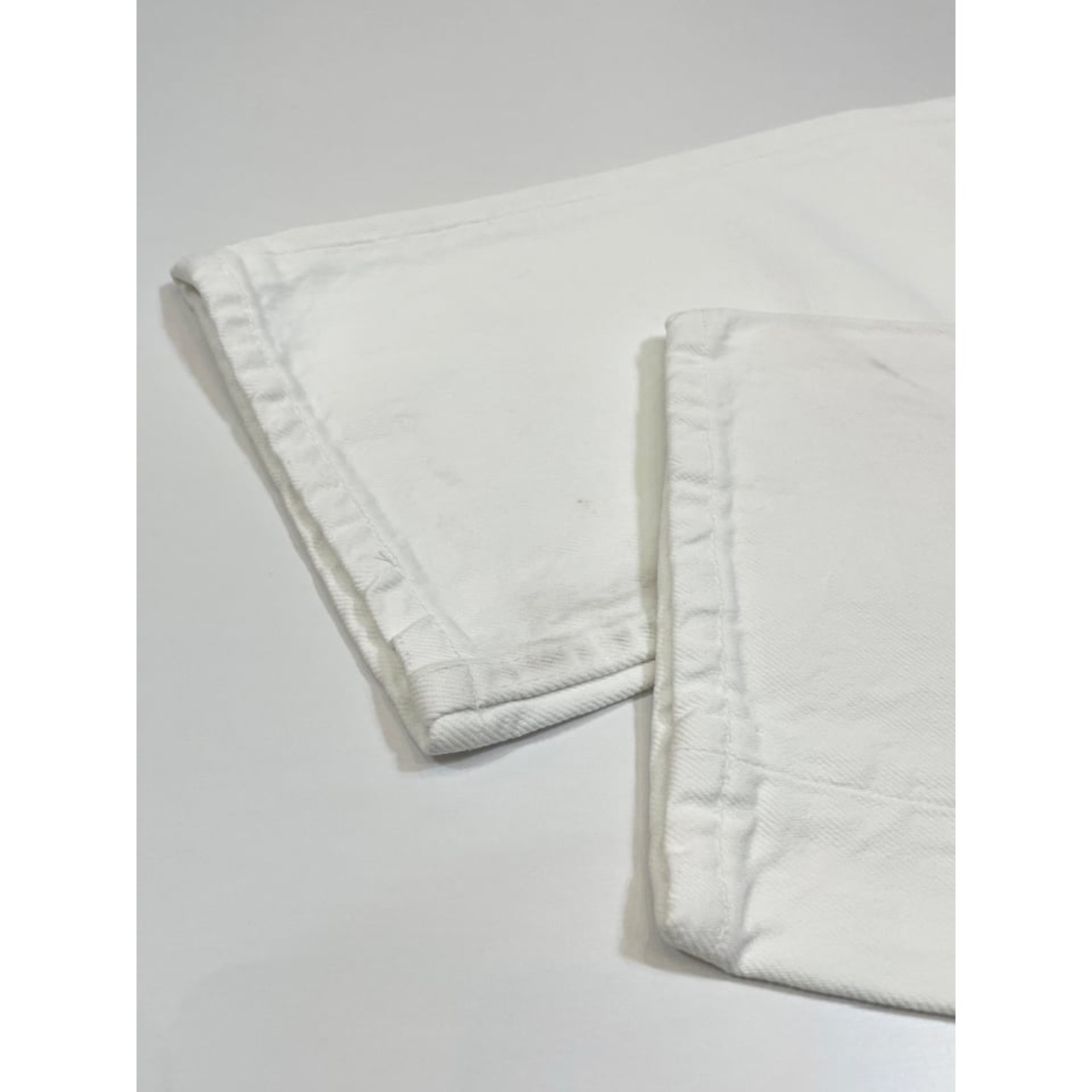 90s Levi’s 501 WHITE DENIM PANTS MADE IN USA  Size W31L30→W30L29_1