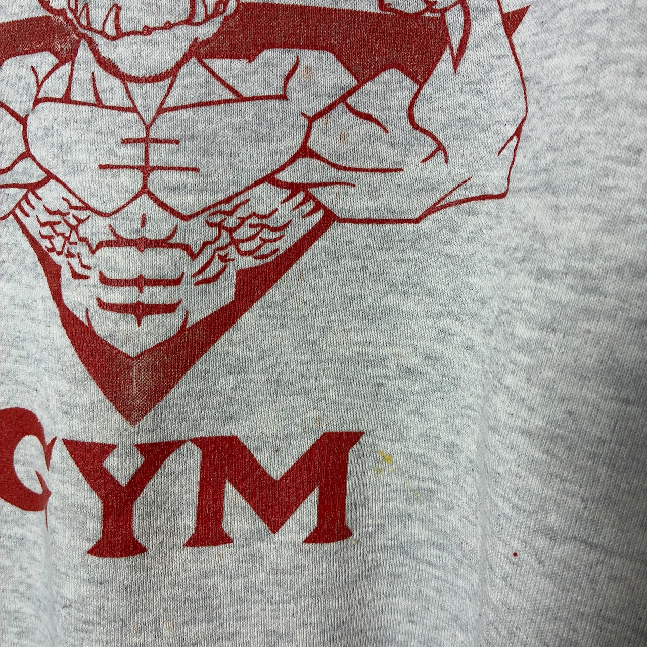 90s USA製　JERZEES ヴィンテージスウェット　ラグラン　GARRETS GYM