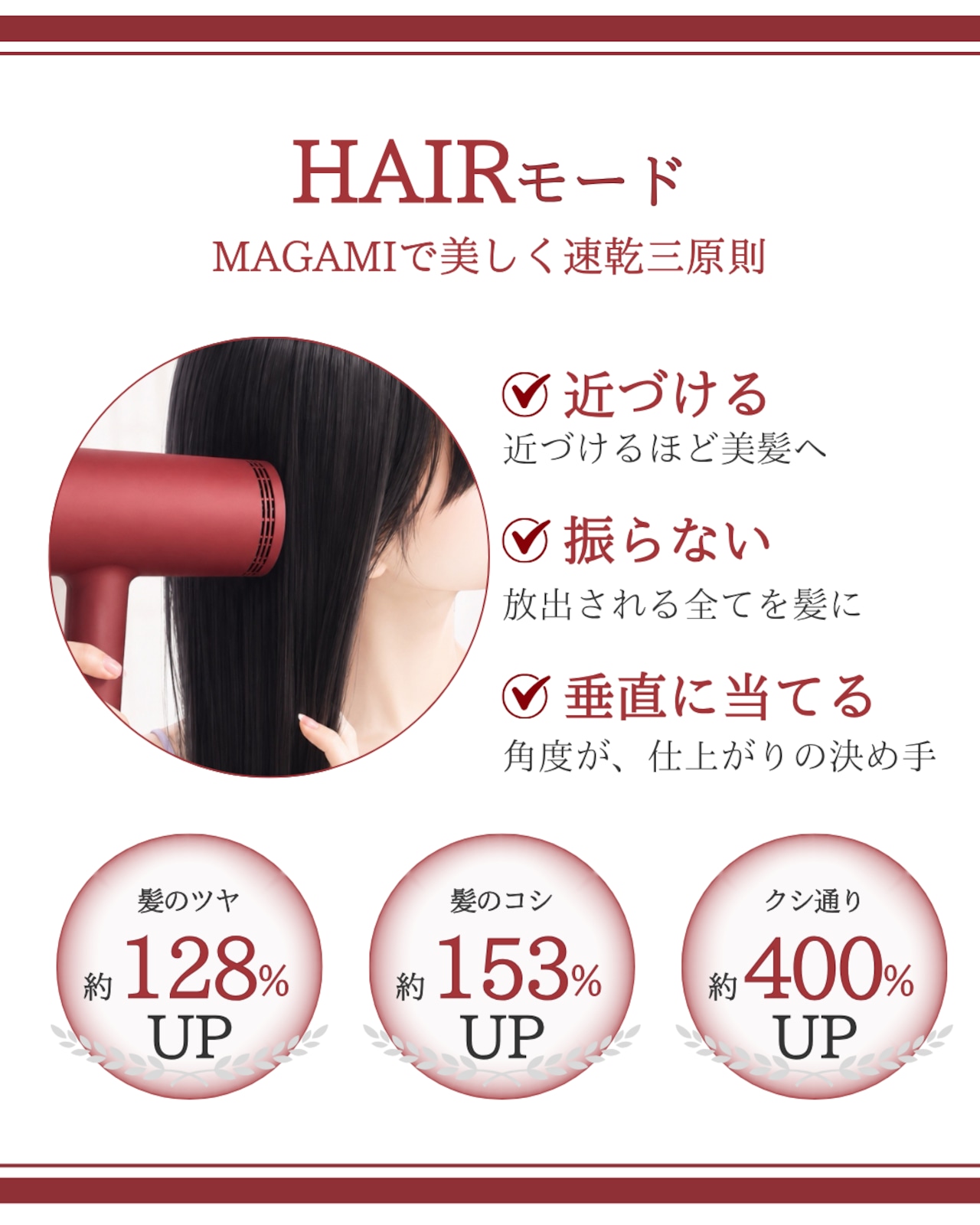 【お盆明け配送】エリー様 ＆MAGAMI 【乾かすだけで変わる】ツヤ髪を叶える美髪ファーストセット