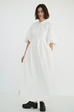 CLANE WAIST DESIGN VOLUME ONEPIECE