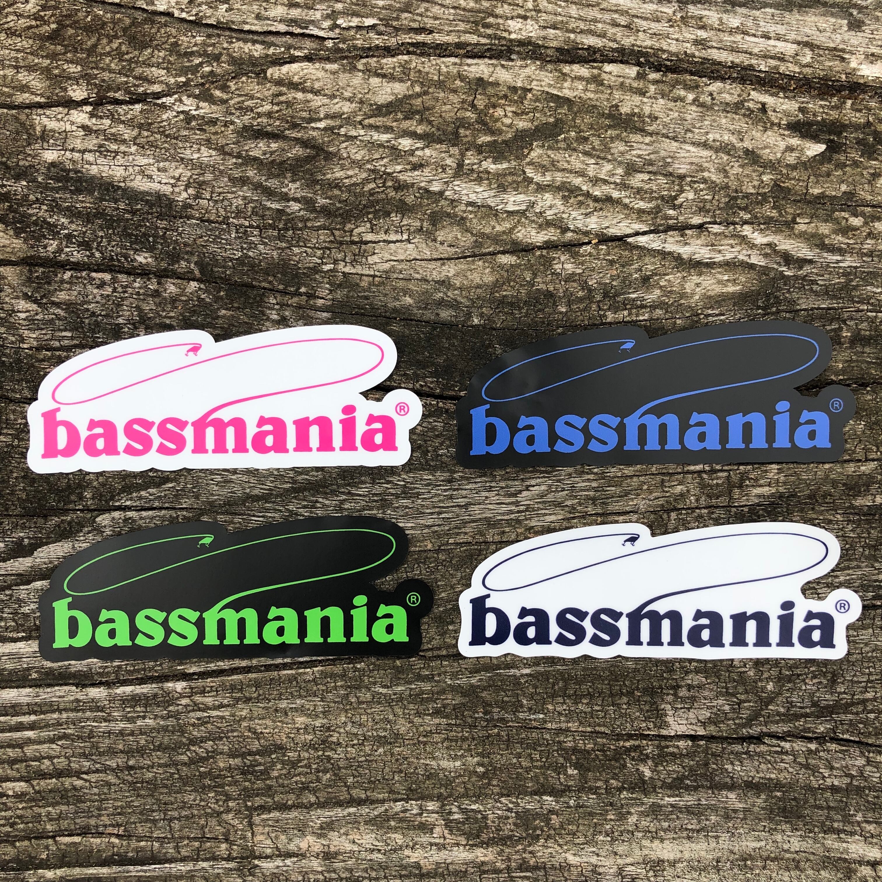 bassmania logo sticker