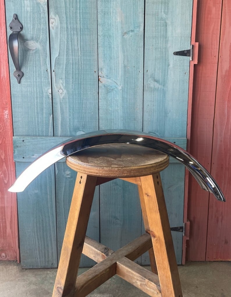 スピードバギーオリジナルフロント用サイクルフェンダー（メッキ