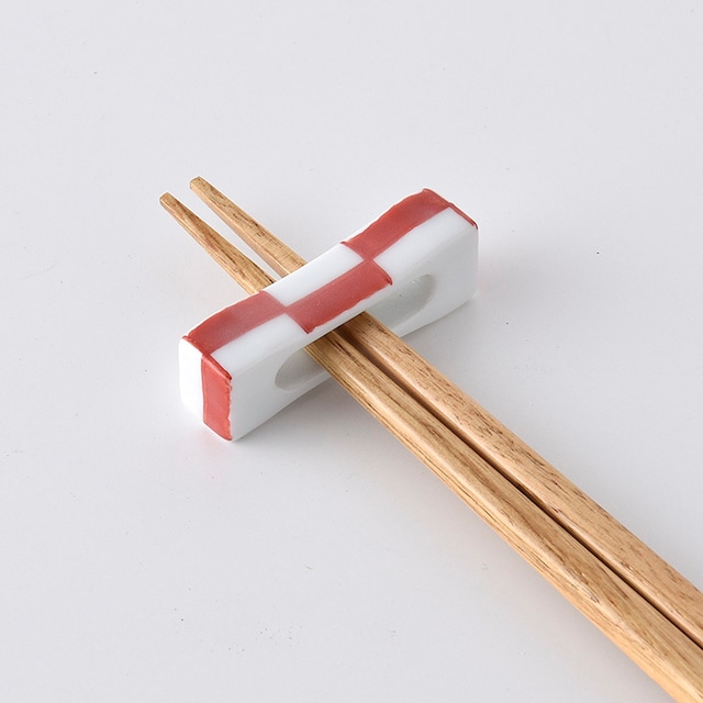 市松・箸置き（赤）