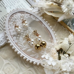 【1個】限定販売65×50㎝ 薔薇レース ホワイト