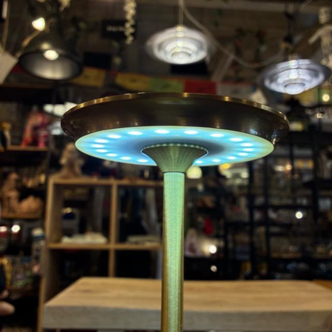 Topanga Lighting LED Touch sensor alone lamp 3color　LEDタッチセンサーアローンランプ　全3色　ゴールド　シルバー　ブラック　ポータブルランプ　充電式