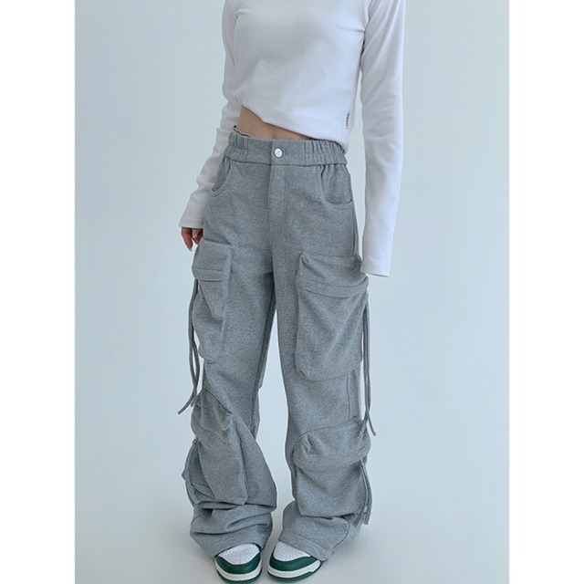 simple sweat cargo pants　シンプルスウェットカーゴパンツ　J1558