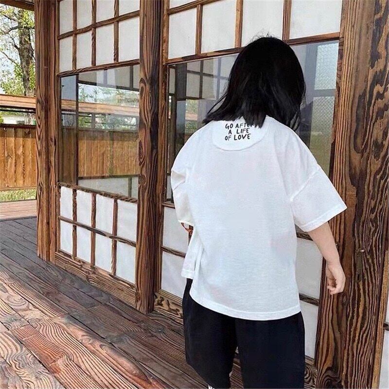 【即納】GO AFTER A…バックプリントTシャツ｜海外子供服｜韓国子供服