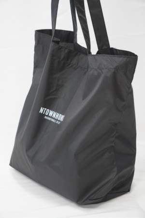 【受注生産】NYLON LOGO BAG color Black