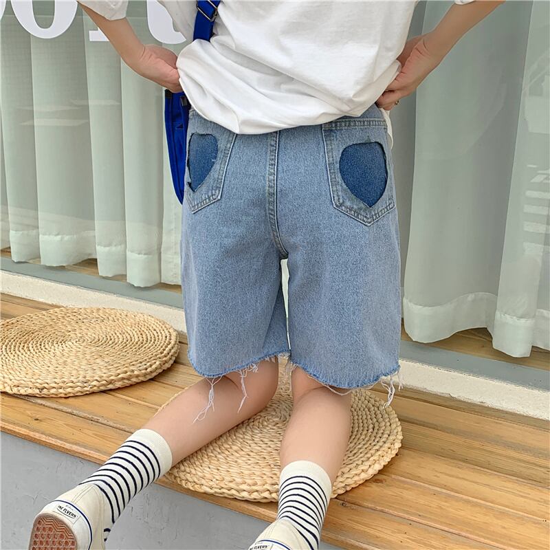 サマーカジュアルショーツ スタンダードハイウェストパンツ ジーンズ レトロ 夏物 ブルマー ケッペル53924925931