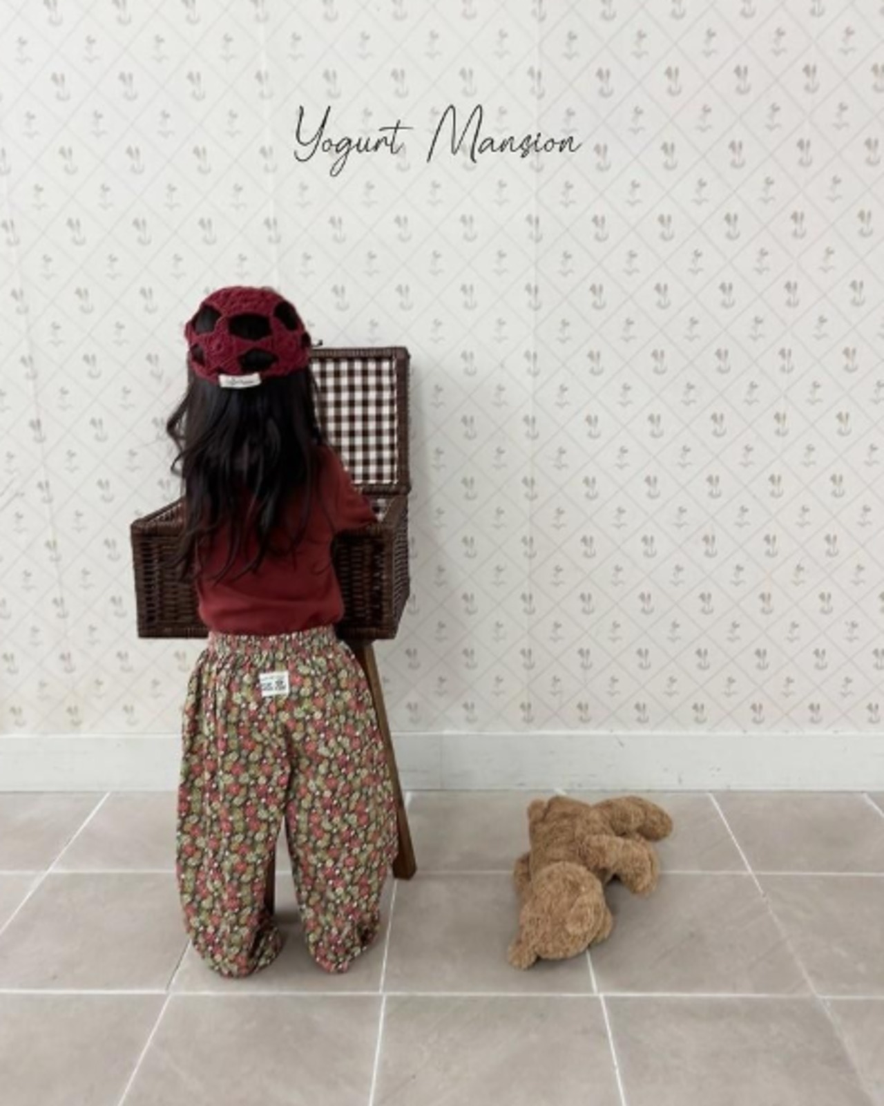 【取寄/韓国直送】Yogurt Mansion ベアTシャツ｜秋服｜韓国子供服｜26/AT