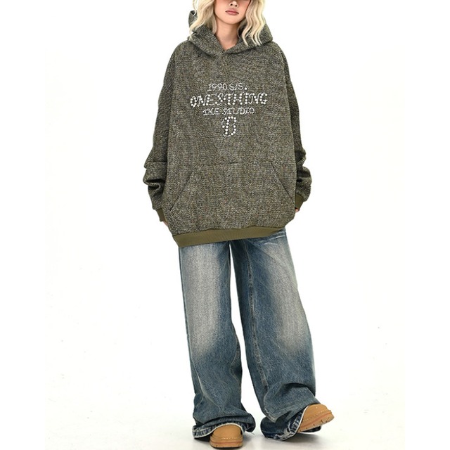 pearl logo color hoodie　パールロゴカラーフーディー　J1327