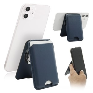 Sanbashi マグネット Magsafeにも対応 Iphone 12スタンド Androidスマホもok くるっと装着 着脱簡単スマートカードケース スタンド対応 ワイヤレス充電対応 Iphone12全シリーズ Iphone Android対応 スマホ 背面 カードホルダー スマートフォン おサイフケータイ Suica