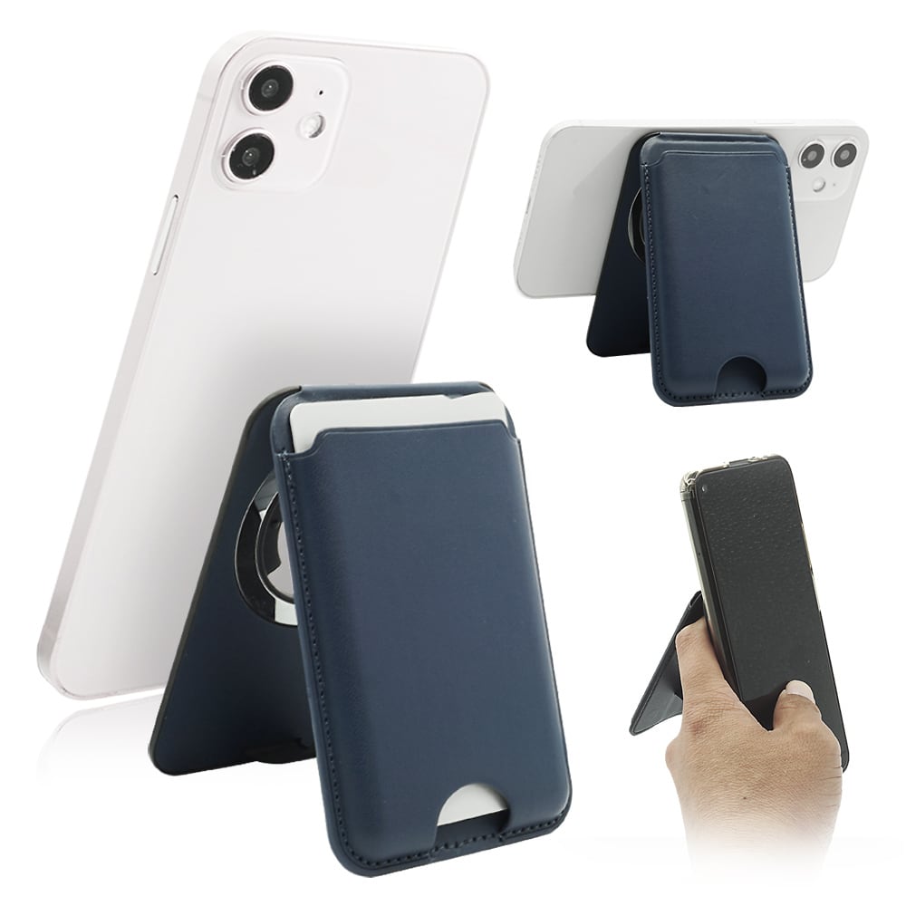 Sanbashi マグネット Magsafeにも対応 Iphone 12スタンド Androidスマホもok くるっと装着 着脱簡単スマートカードケース スタンド対応 ワイヤレス充電対応 Iphone12全シリーズ Iphone Android対応 スマホ 背面 カードホルダー スマートフォン おサイフケータイ Suica