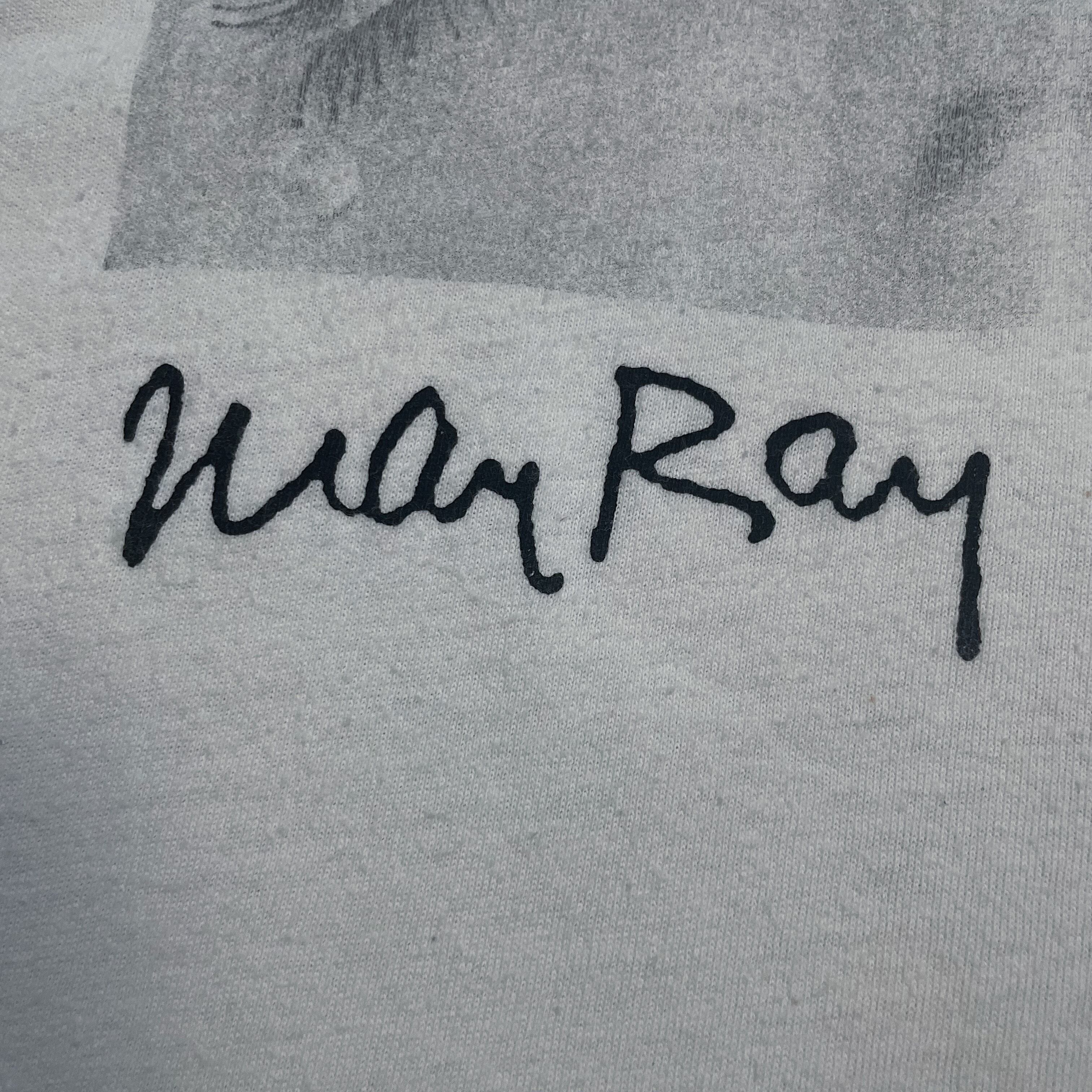 80s〜90s マンレイ ガラスの涙 ビンテージアートTシャツ メンズ 