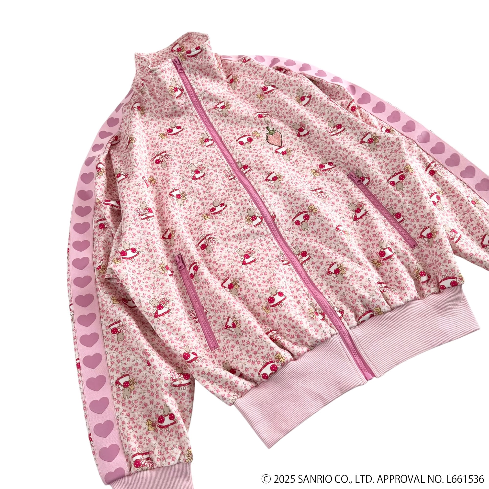 マロンクリーム トラックジャケット