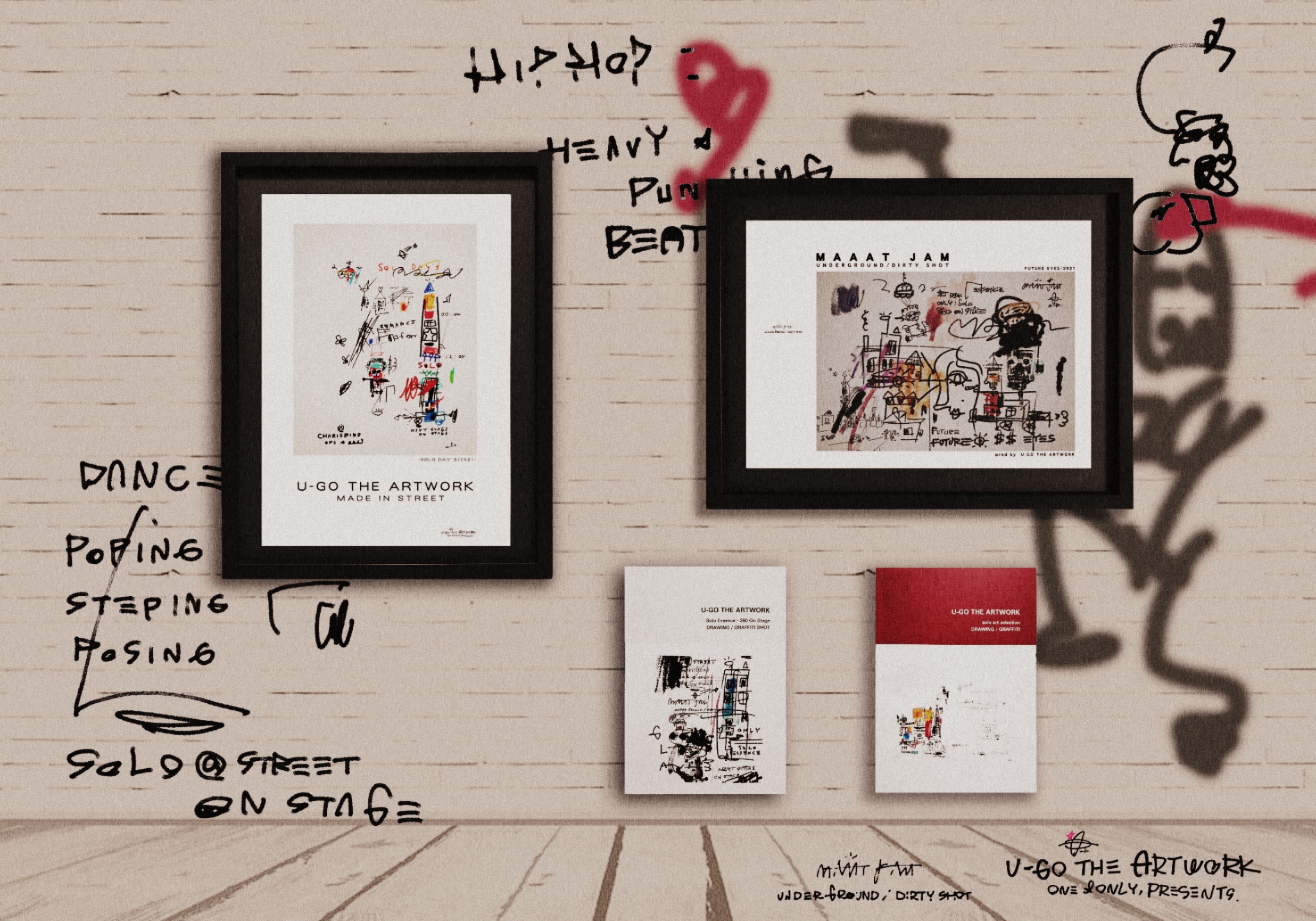 A3 フレーム込み インテリア グラフィティ「U-GO THE ARTWORK」 A3 ﾌﾚｰﾑ込み ｲﾝﾃﾘｱ ｸﾞﾗﾌｨﾃｨ「U-GO THE ARTWORK」 | U-GO THE