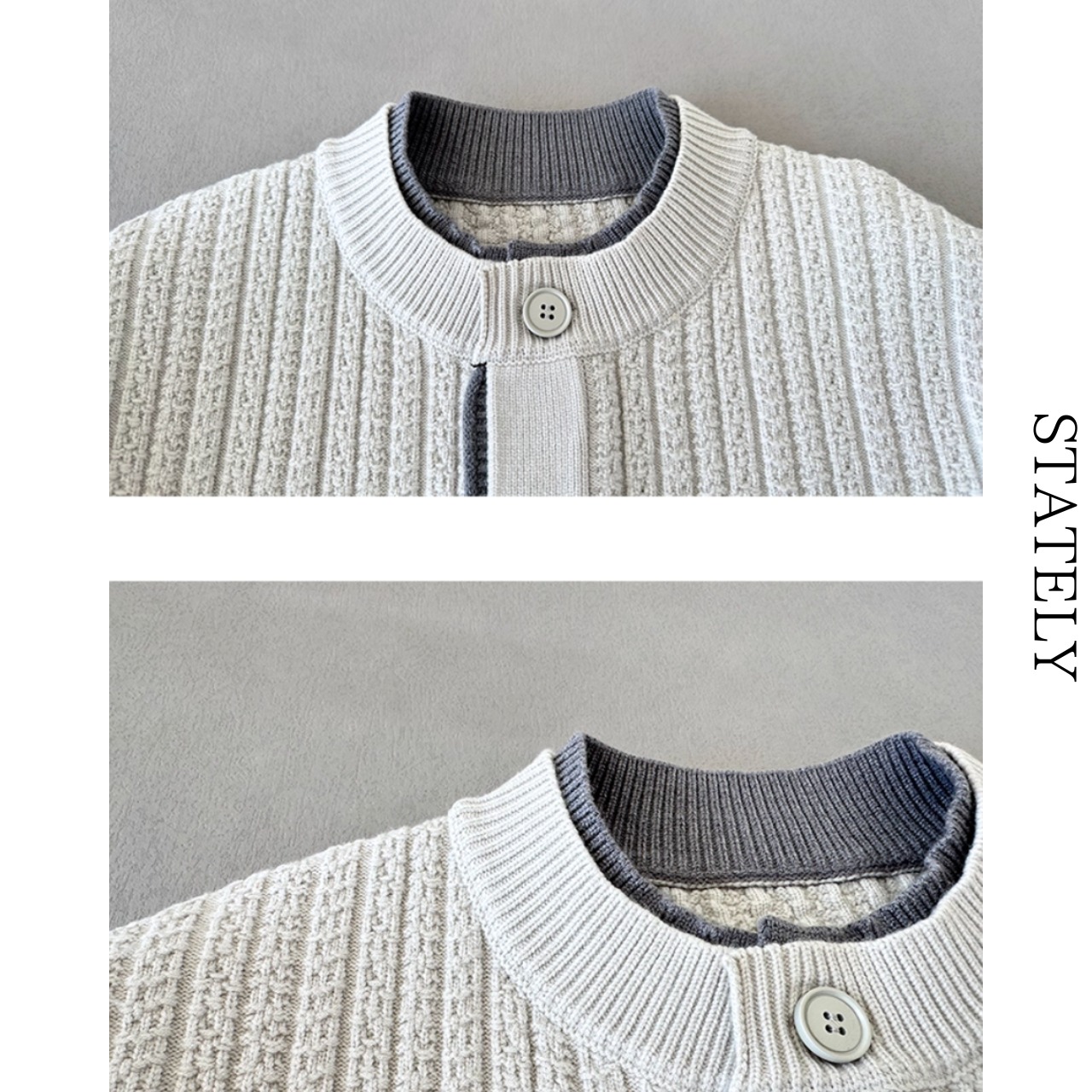 Layered Knit カーディガン/2color_T143・画像11