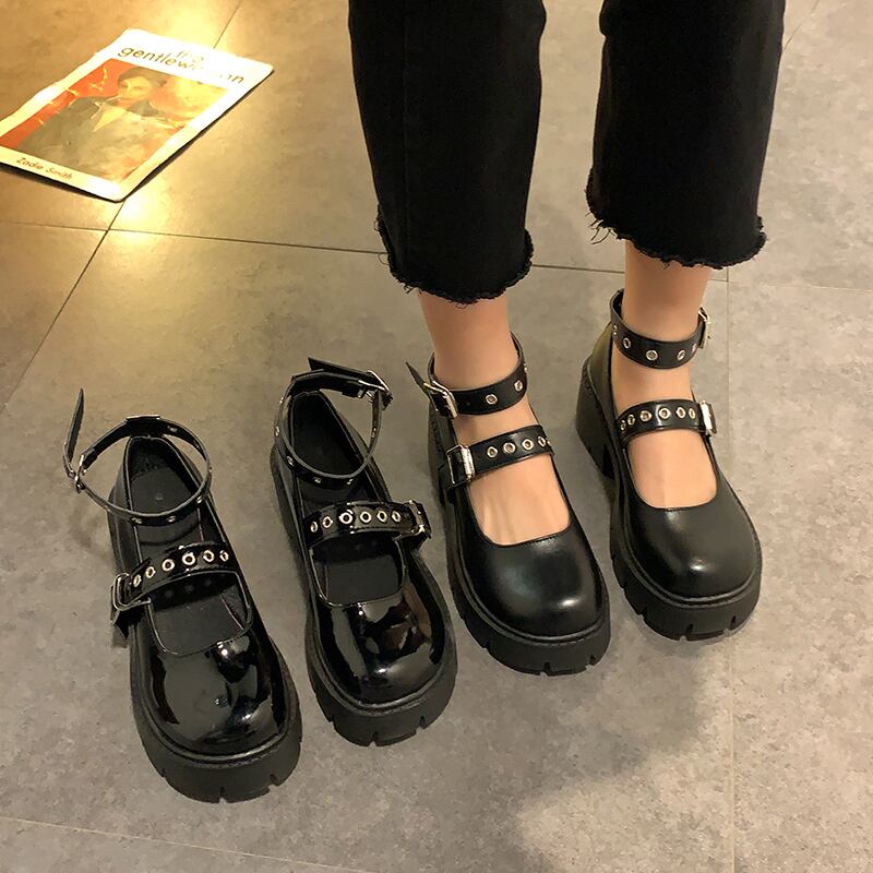 シングルスプリングレッドブラックバックル 靴 シューズ ローファー 春物 部族の婦人靴51197379674