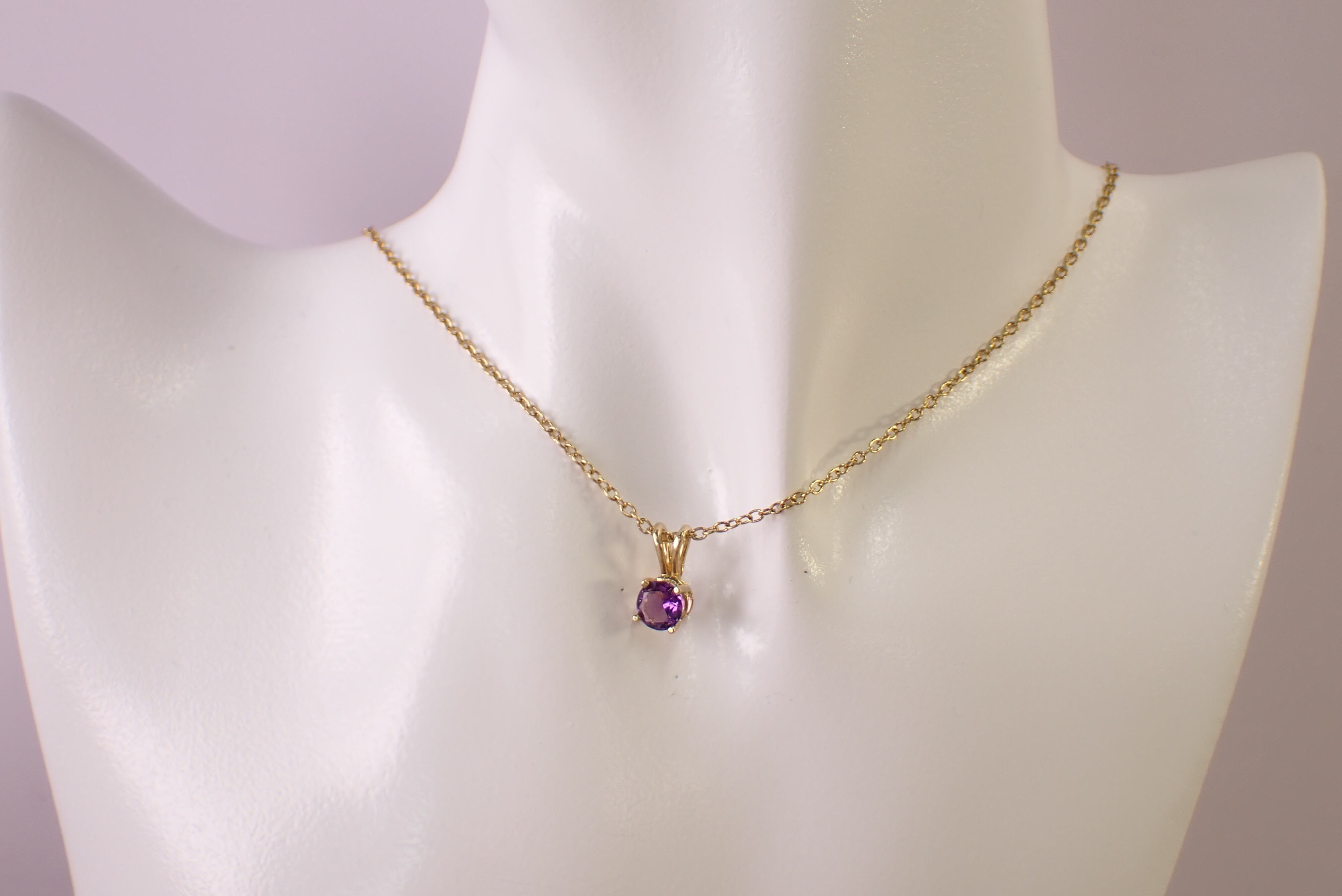 アメジストネックレス 0.65ct [D12‐159] | differencee(ディファレンシー)