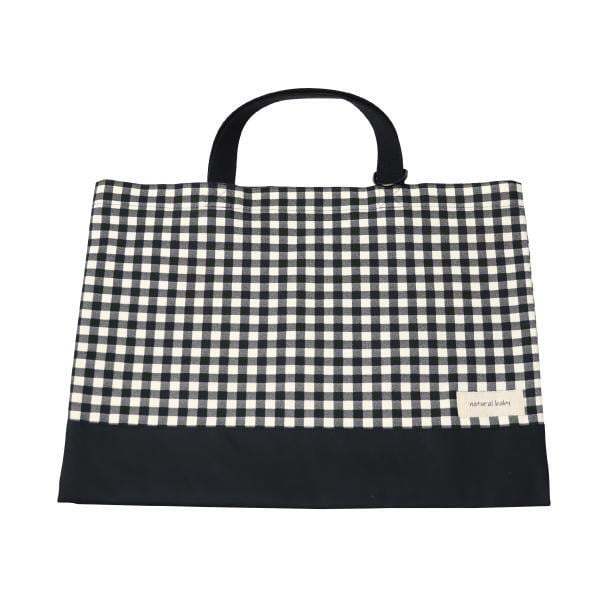 レッスンバッグ ギンガムチェック×ブラック 85-71200-2 | naturalbaby