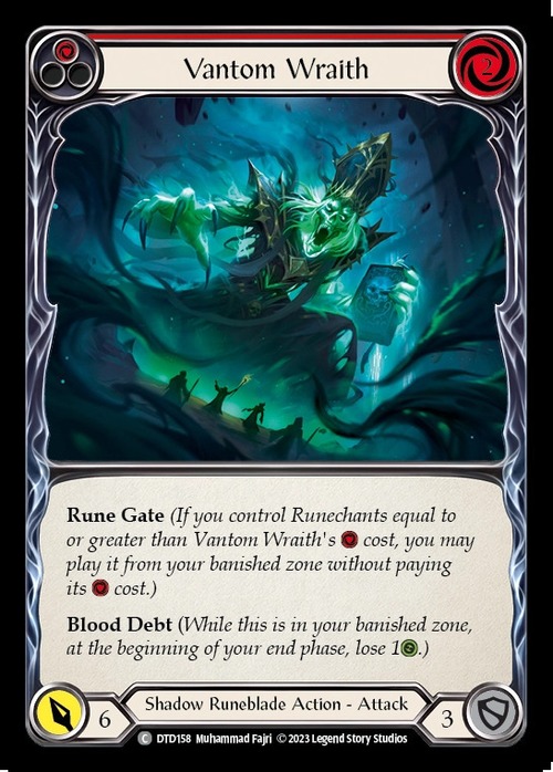 DTD158『RF』【Shadow Runeblade】Vantom Wraith (Red) 画像
