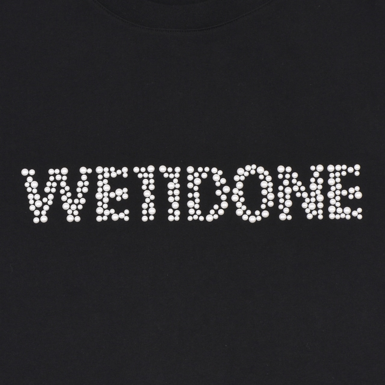 【WE11DONE】BLACK PEARL LOGO WASHED SHORT-SLEEVED T- - 8