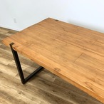 d-BodhiCELEBES DINING TABLE 1800ディーボディセレベス ダイニングテーブル チーク材 細かなスレ傷あり中古【300サイズ】