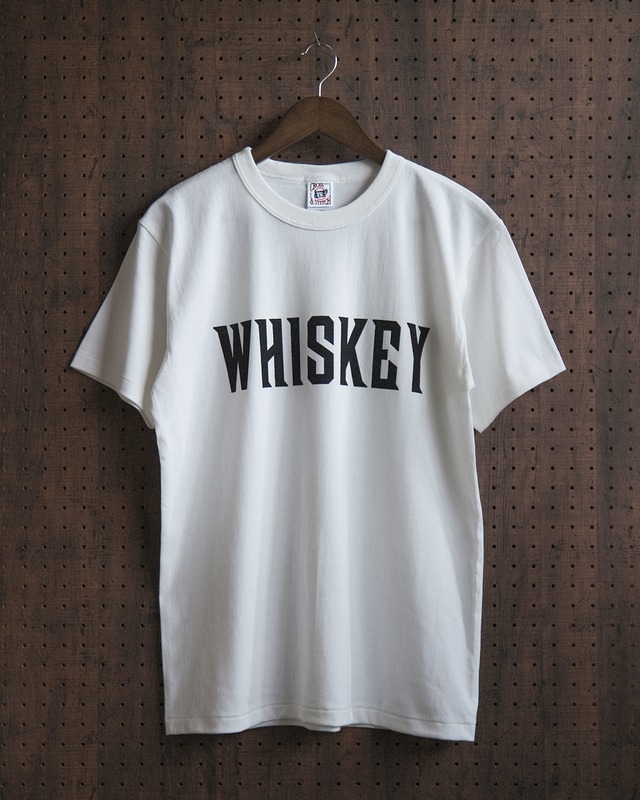 "whiskey" tee in off white（受注生産）