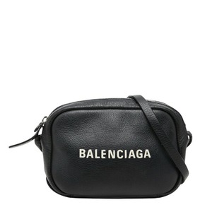 バレンシアガ エブリデイ カメラバッグ XS 斜め掛け ショルダーバッグ 489809 ブラック レザー レディース BALENCIAGA 【中古】
