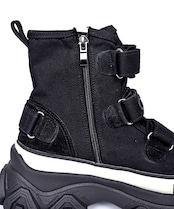 サイドペイントベルトスニーカー (BLACK) CQ-47520