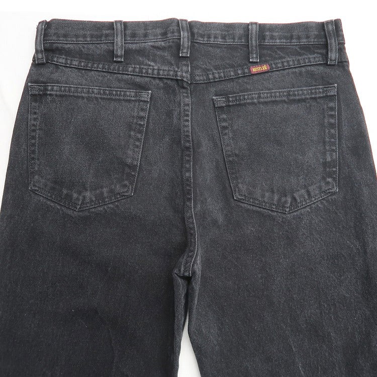 古着 RUSTLER ラスラー ブラックデニムパンツ ジーンズ ジーパン 表記
