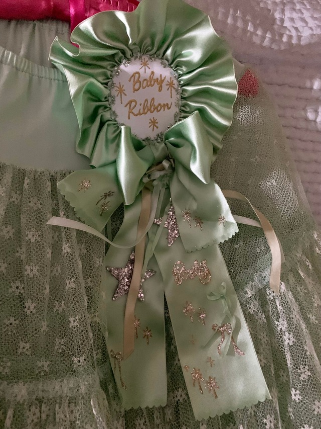 ヴィンテージペチコート ロゼット付 (211114)