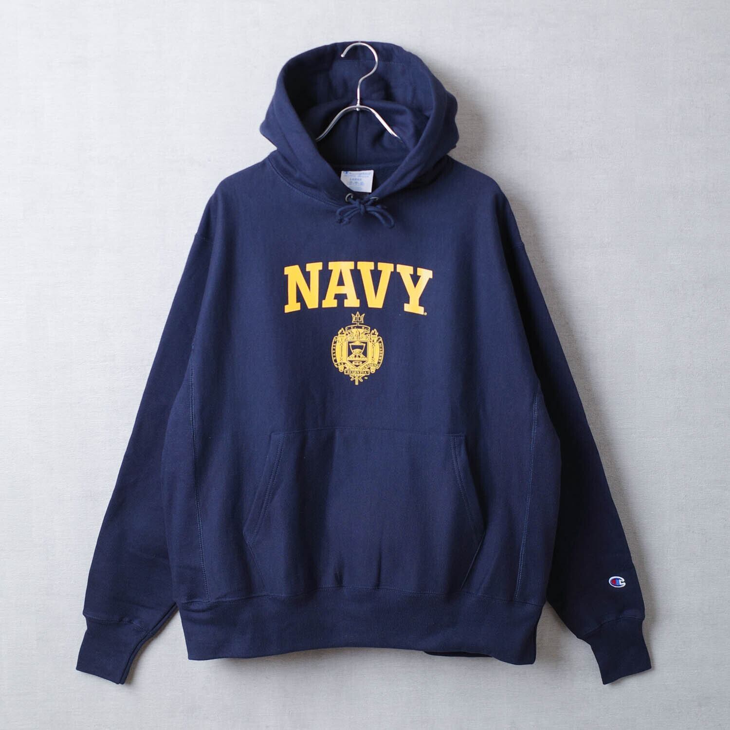 [NEW] CHAMPION USNAVY ISSUE REVERSE WEAVE HOODIE (NAVY)