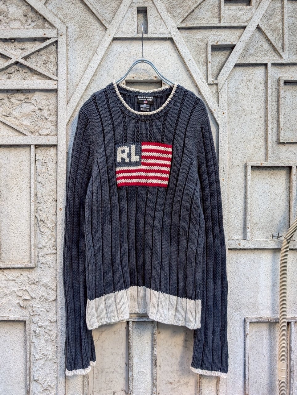 "POLO JEANS CO. RALPH LAUREN" knit sweater