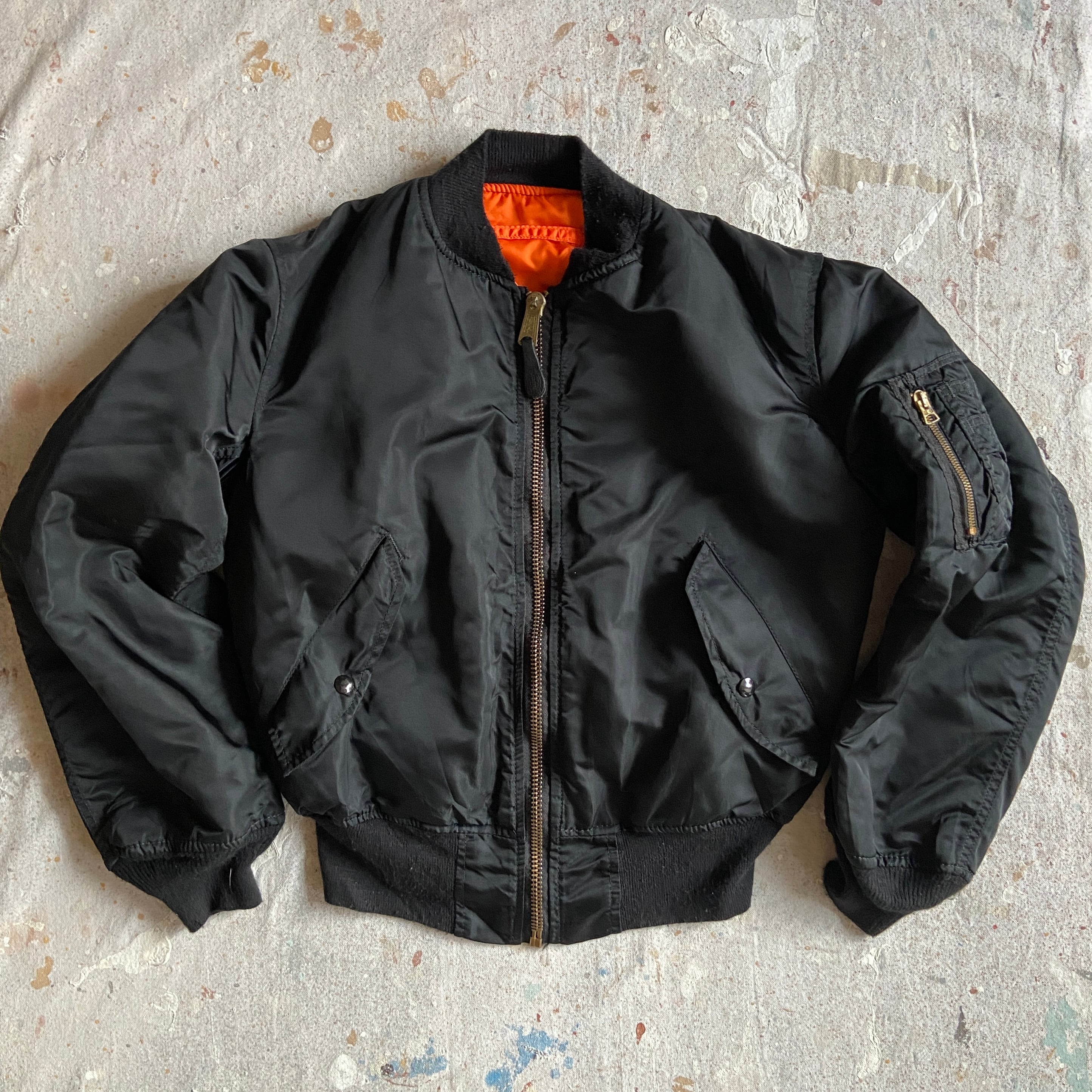 1990s  ALPHA MA-1 Flyer's Jacket  S  Made in USA  F997