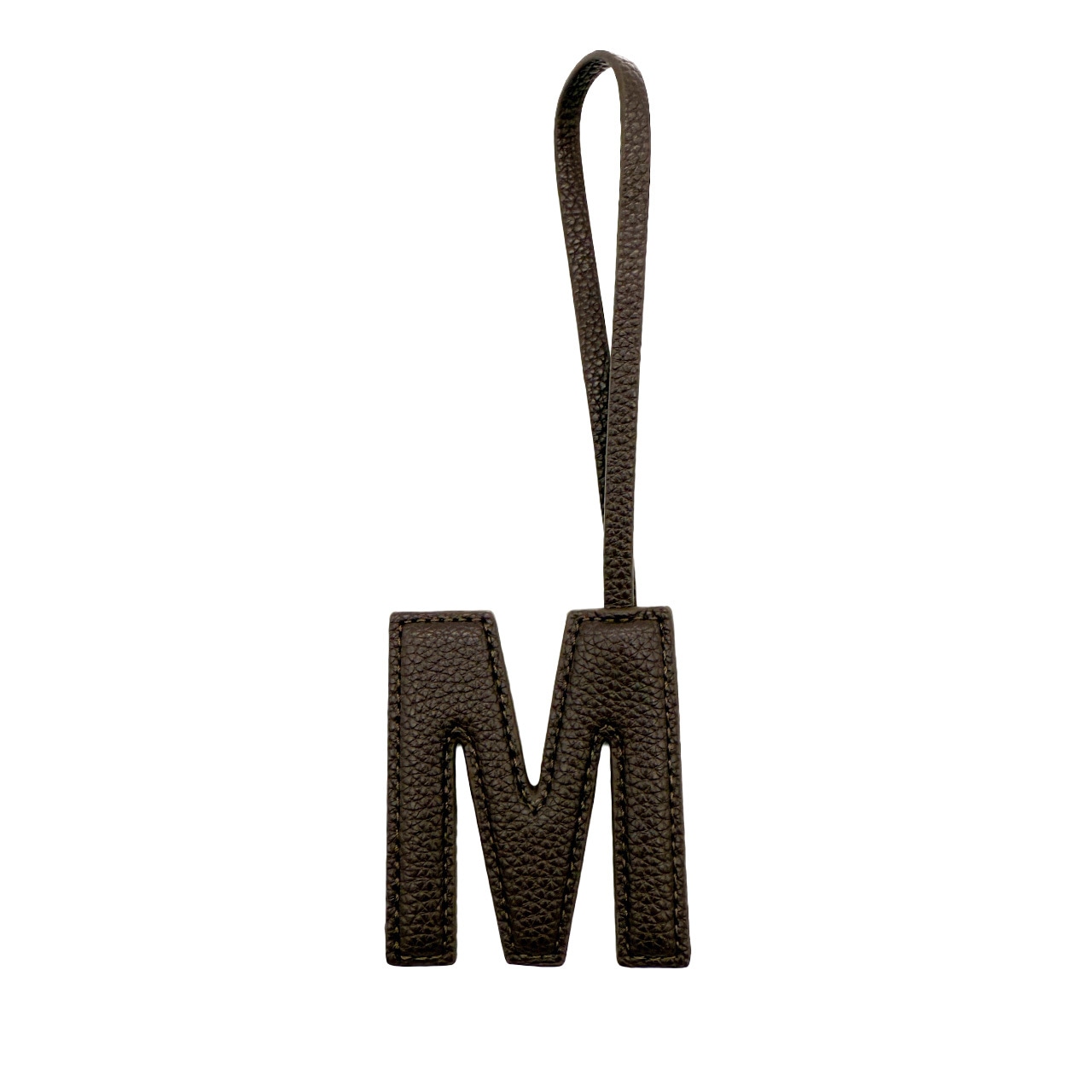 INITIAL CHARM Large (D.brown)