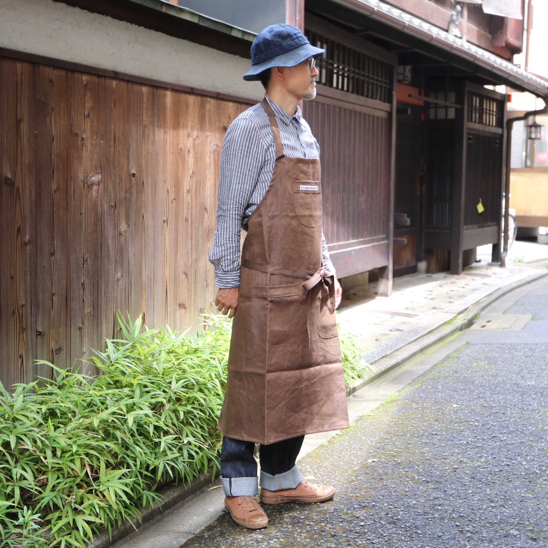 OLDMAN'S TAILOR オールドマンズテーラー　Work Apron 3 Pocket mens | Routes*Roots powered  by BASE