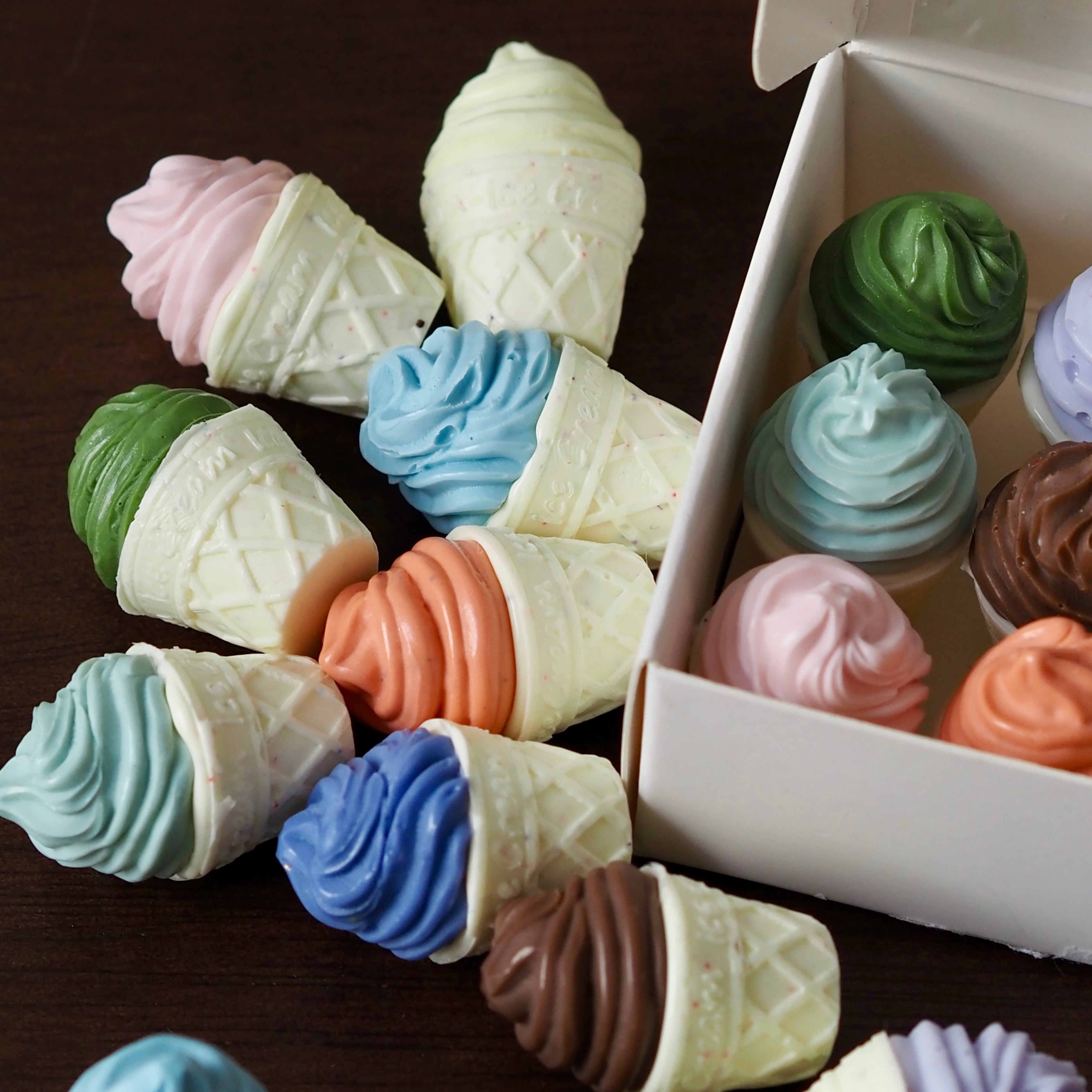 ソフトクリームボックス【9色セット】・シーリングワックス