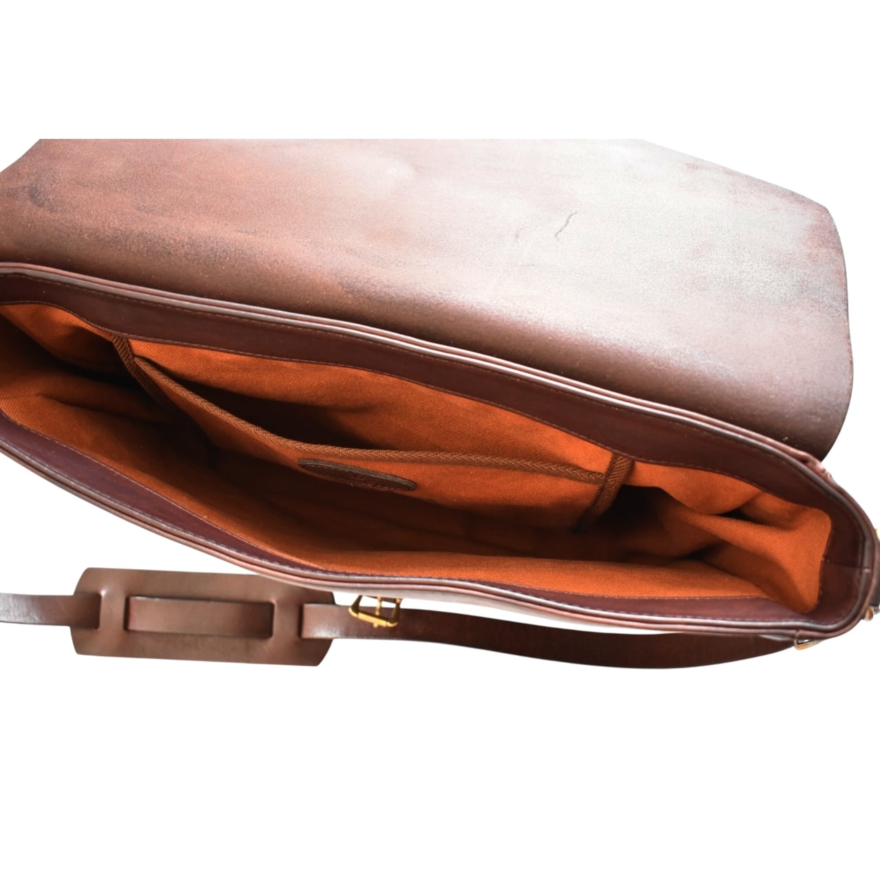 vasco / LEATHER POSTMAN SHOULDER BAG LARGE (PLANE) - レザー ポスト