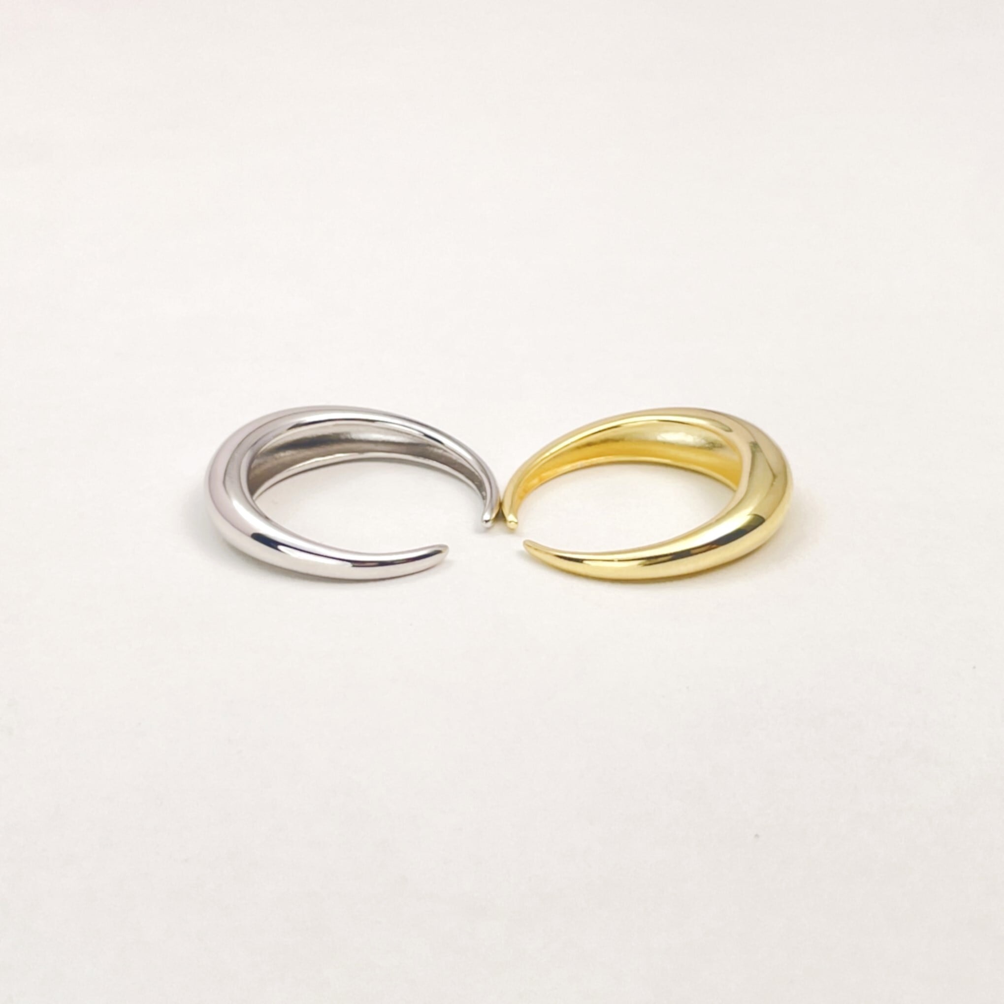 Minimalist Mirror S925 Sterling Silver Ring