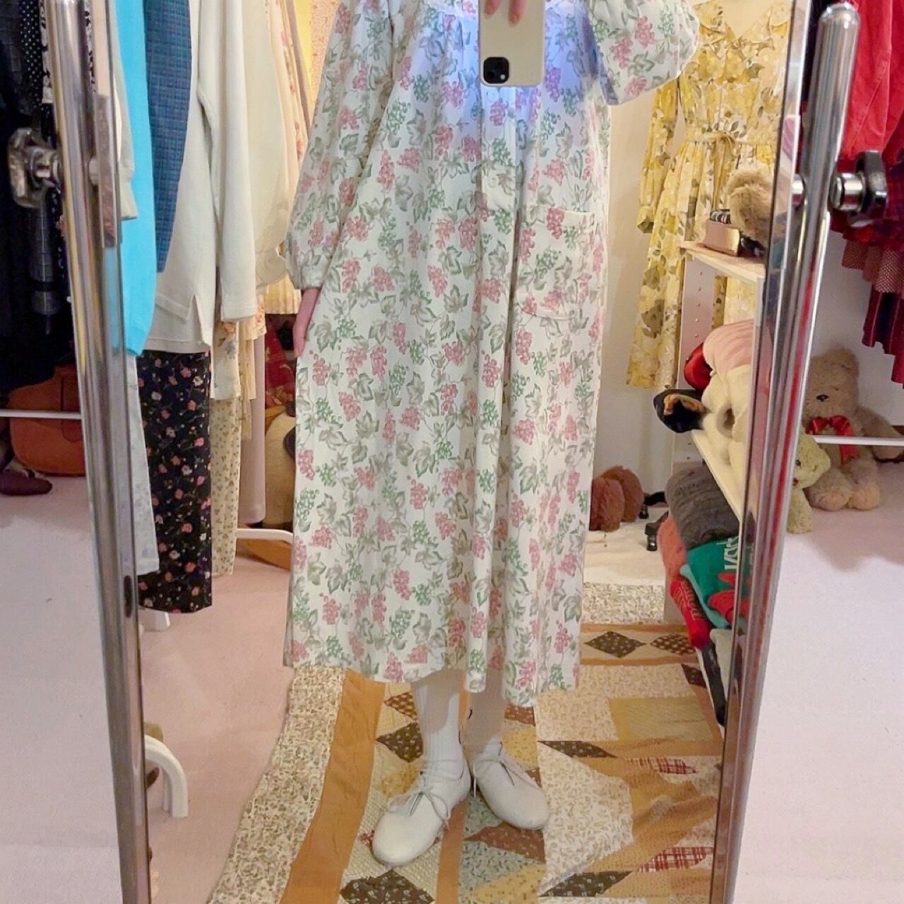 grape leaf neglige one-piece