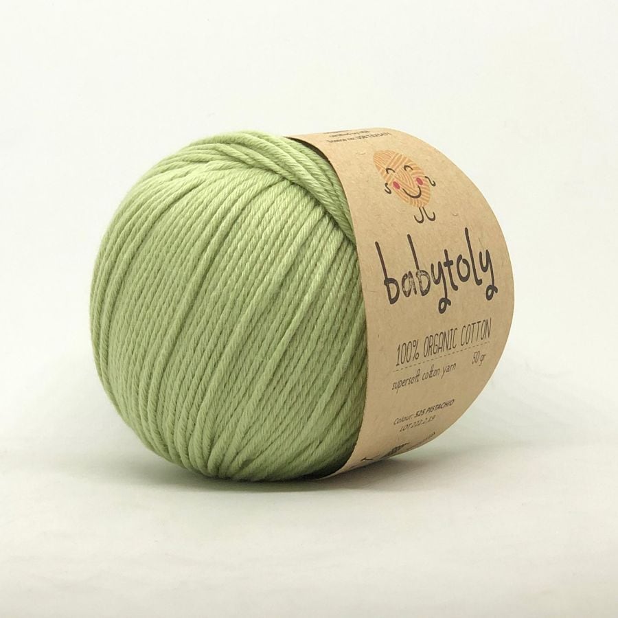 babytoly / Organic Cotton Yarn / PISTACHIO