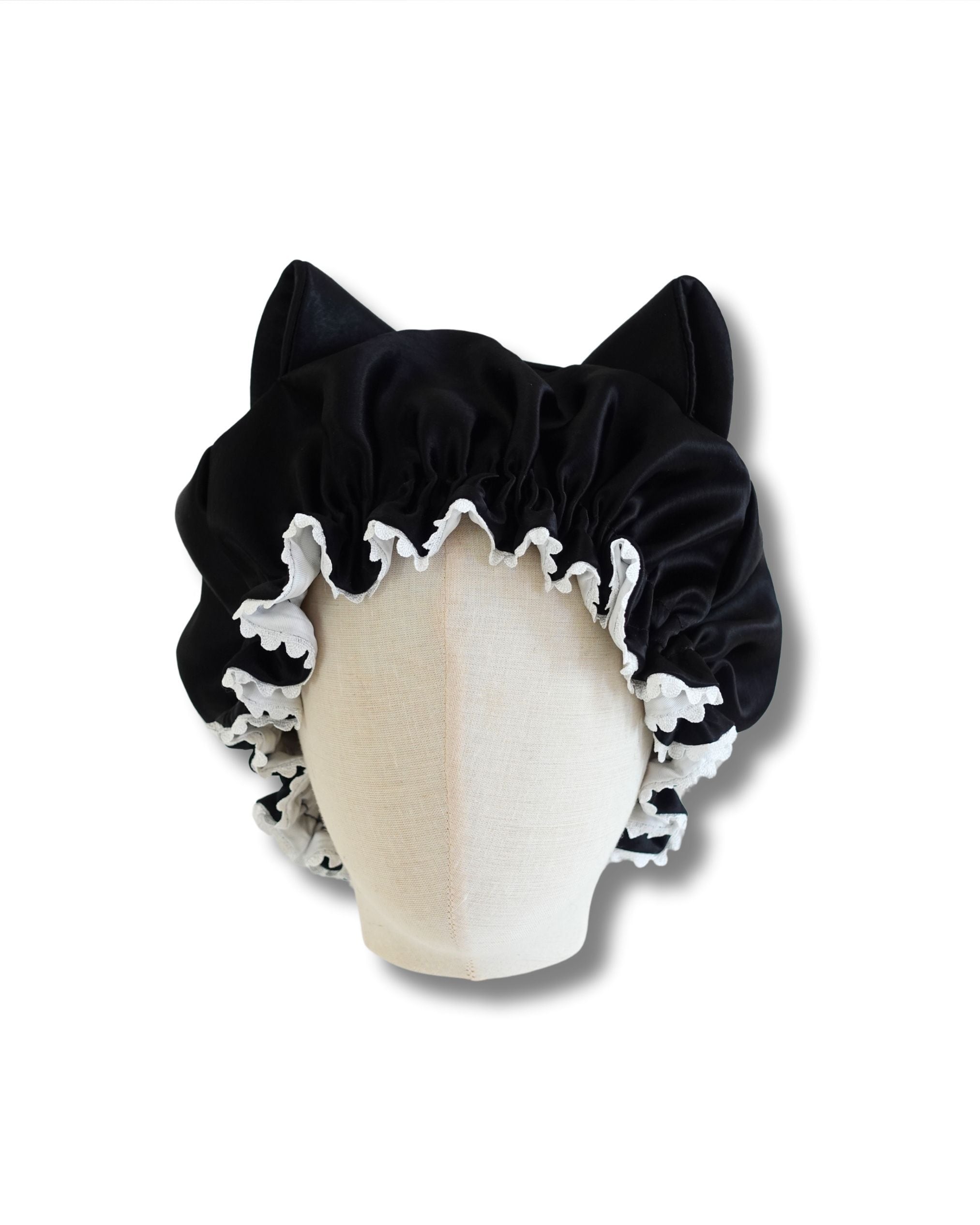 5月再入荷8歳-大人猫耳パイピング・Cat-Earblack Romantic Race Cat