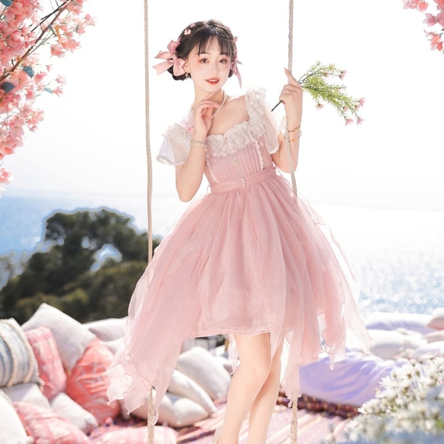 ゴスロリ通販 With U ゴシック ロリィタ ドレス アシンメトリー