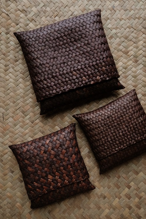 水草収納:WIDE POUCH 2SIZE SET(BROWN)