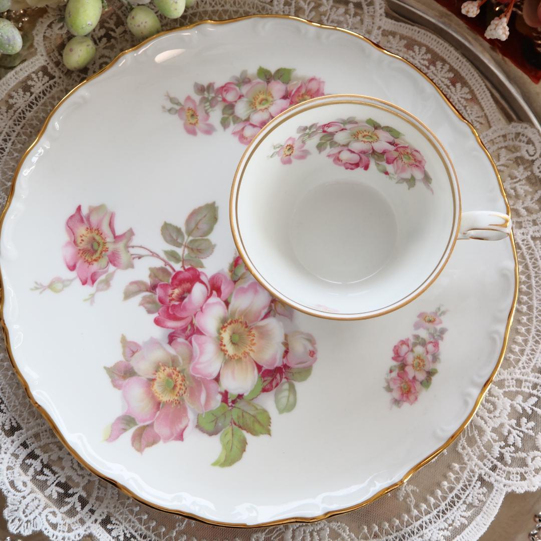 ヴィンテージ】シューマンババリア トリオ3点セット 花柄 シューマン